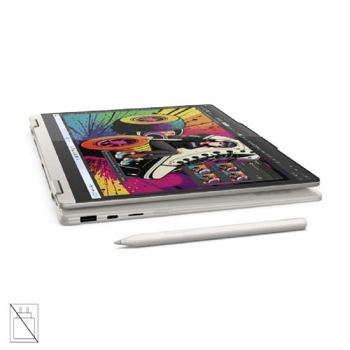 Prenosnik LENOVO Yoga 7 2-v-1 , AMD Ryzen AI 5 340, 14-palčni WUXGA OLED z večdotikovnim zaslonom (MT), 24 GB RAM, 1 TB, integrirana grafika (UMA), Windows 11 Home (W11H), Seashell, 3-letna garancija, brez napajalnika