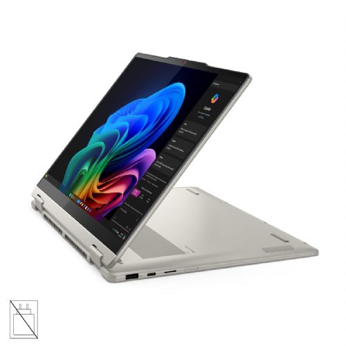 Prenosnik LENOVO Yoga 7 2-v-1 , AMD Ryzen AI 5 340, 14-palčni WUXGA OLED z večdotikovnim zaslonom (MT), 24 GB RAM, 1 TB, integrirana grafika (UMA), Windows 11 Home (W11H), Seashell, 3-letna garancija, brez napajalnika