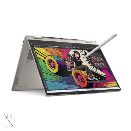Prenosnik LENOVO Yoga 7 2-v-1 , AMD Ryzen AI 5 340, 14-palčni WUXGA OLED z večdotikovnim zaslonom (MT), 24 GB RAM, 1 TB, integrirana grafika (UMA), Windows 11 Home (W11H), Seashell, 3-letna garancija, brez napajalnika