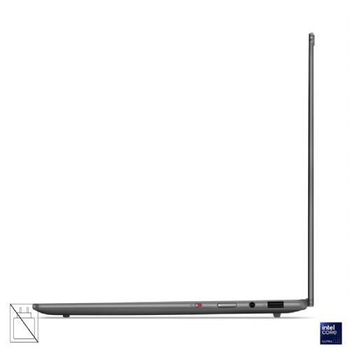 Prenosnik LENOVO Yoga Slim 7 Aura Edition, Intel Core Ultra 7 258V, 14-palčni 2.8K WQXGA+ OLED zaslon, multi-touch, 32 GB RAM, 1 TB prostora za shranjevanje, UMA grafika, Windows 11 Home, Luna Grey, 3-letna garancija, brez napajalnika