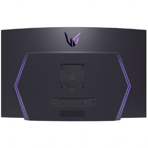 Monitor LG UltraGear 45GS95QX-B, 45" ukrivljen OLED, 240 Hz, QHD 3440x1440, 0,03 ms, HDR True Black 400, G-SYNC/FreeSync