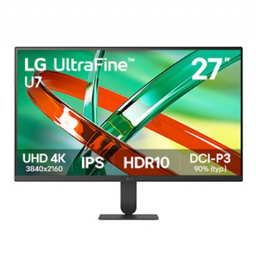 LG UltraWide U7 27U710B-B Monitor, 68.4 cm (27"), 4K UHD, IPS, 60 Hz, HDR10, DCI-P3 90%, black