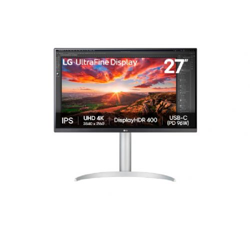 Monitor LG 27UP850K-W 68.6 cm (27"), 3840x2160 (4K UHD), 16:9, IPS, 5ms, 60Hz, HDR10, DP, HDMI