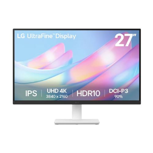 Monitor LG 27US500-W UltraFine™, 27'', IPS, 3840 x 2160 (4K UHD), 2 x HDMI