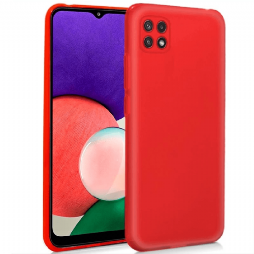 Liquid silicone case for Samsung Galaxy A22 A226 5G - red