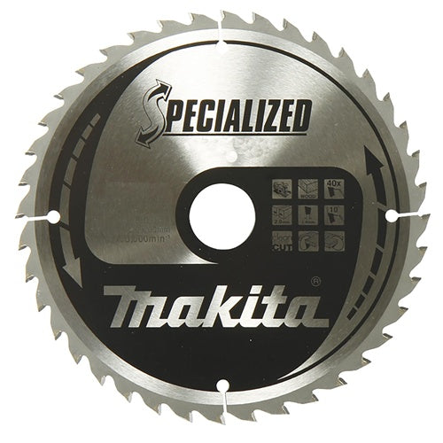 Makita B-33370 SPECIALIZED circular saw blade for aluminum, Ø 250 mm, 80 teeth (bore 30 mm)