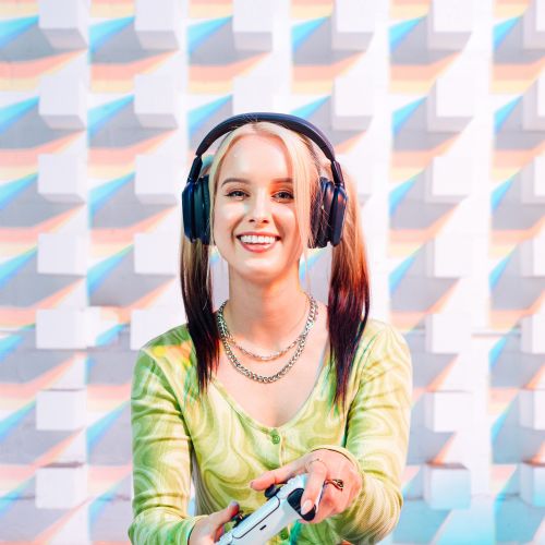 Slušalke Logitech A30 - NAVIJA/RDEČA