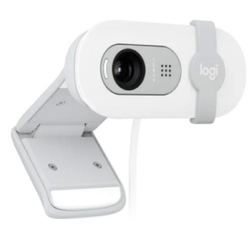 Spletna kamera Logitech Brio 100, 1080p, USB, bela