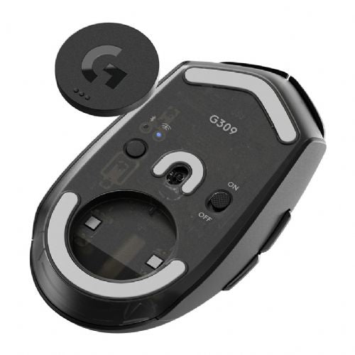 Miška Logitech G309 LIGHTSPEED, črna