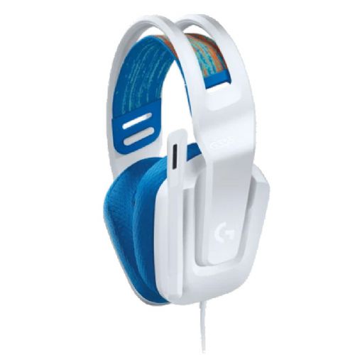 LOGITECH G335 3.5mm Gaming z mikrofonom bele slušalke