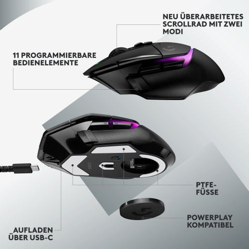 Miška Logitech G502 X PLUS - ČRNA/PREMIUM - EER2