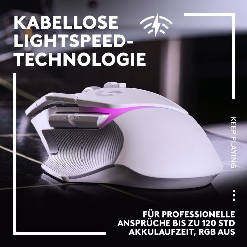 Miška Logitech G502 X PLUS - BELA/PREMIUM - EER2