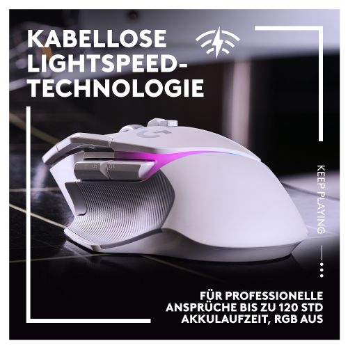 Miška Logitech G502 X PLUS - BELA/PREMIUM - EER2