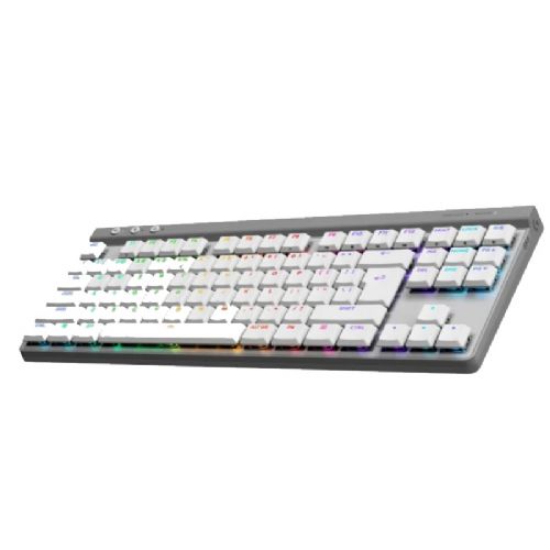 Tipkovnica LOGITECH G515 LIGHTSPEED TKL brezžična RGB Tactile mehanska gaming slotisk bela