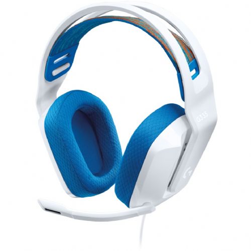 Slušalke Logitech G G335 žične igralne slušalke bele
