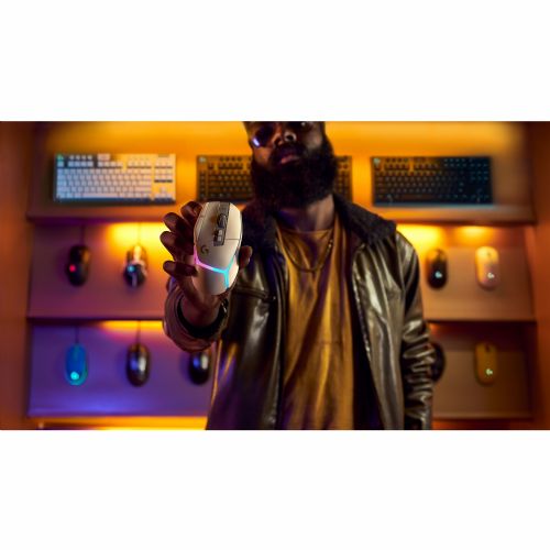 Miška Logitech G G502 X PLUS miška optična brezžična 2,4 GHz USB MAU sprejemnik Logitech LIGHTSPEED bela