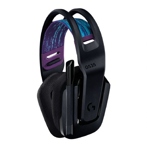 Slušalke LOGITECH G G535 LIGHTSPEED Brezžične igralne slušalke Slušalke polne velikosti LIGHTSPEED brezžične črne Discord Certified