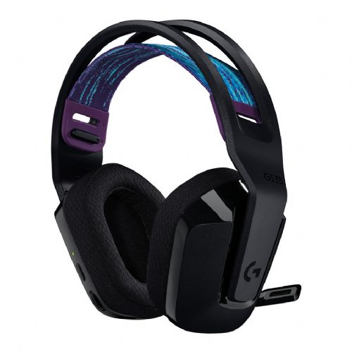 Slušalke LOGITECH G G535 LIGHTSPEED Brezžične igralne slušalke Slušalke polne velikosti LIGHTSPEED brezžične črne Discord Certified