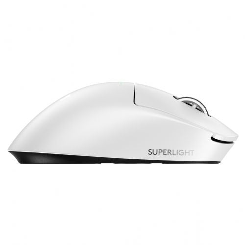 Miška Logitech G PRO X SUPERLIGHT 2 DEX - ergonomska - za desničarje - optična - 5 gumbov - brezžična. Žična - 2,4 GHz. USB - bela