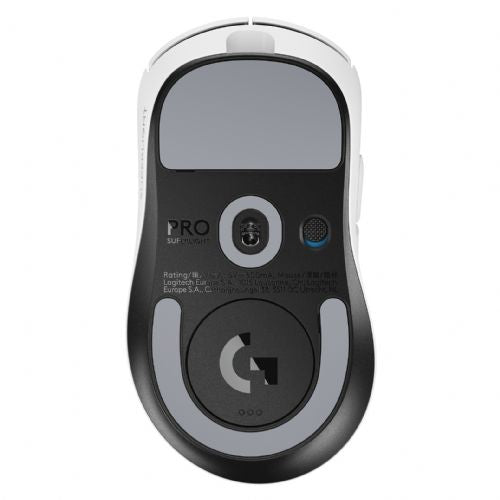 Miška Logitech G PRO X SUPERLIGHT 2 DEX - ergonomska - za desničarje - optična - 5 gumbov - brezžična. Žična - 2,4 GHz. USB - bela