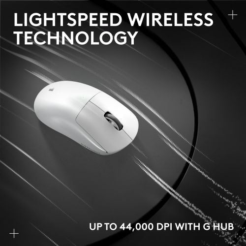 Igralna miška LOGITECH G PRO X SUPERLIGHT 2 LIGHTSPEED - BELA - 2,4 GHz - N/A - EER2-933 - 933