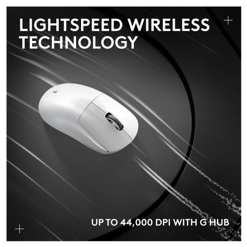 Igralna miška LOGITECH G PRO X SUPERLIGHT 2 LIGHTSPEED - BELA - 2,4 GHz - N/A - EER2-933 - 933