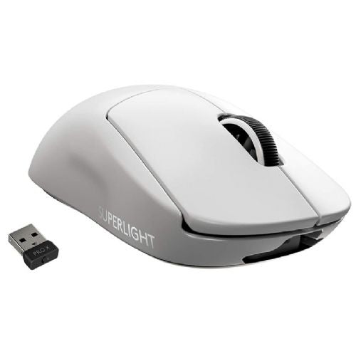 Optična brezžična miška Logitech G Pro X Superlight, gaming, senzor, bela
