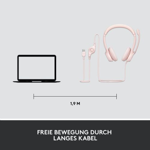 Ušesne slušalke Logitech H390 žične USB-A vrtnice