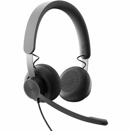 Logitech Headset Zone Wired MSFT Teams on Ear USB-C Grey