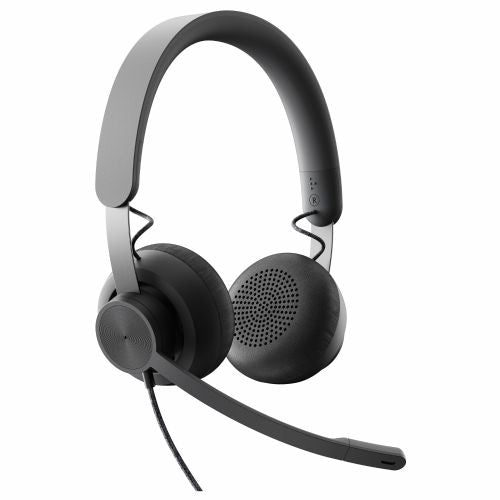Logitech Headset Zone Wired MSFT Teams on Ear USB-C Grey