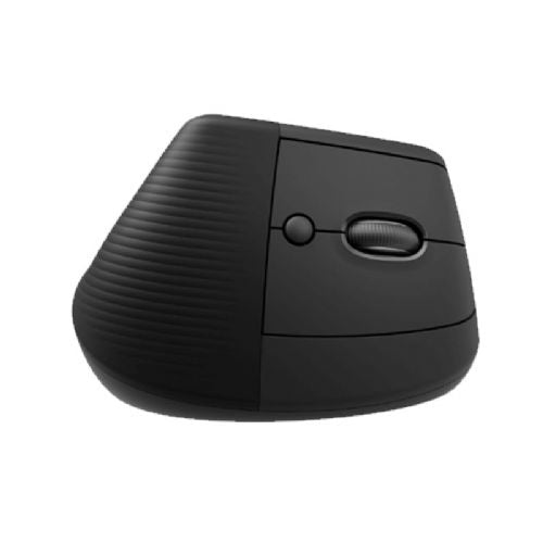 LOGITECH Lift vertical ergonomična brezžična optična črna miška