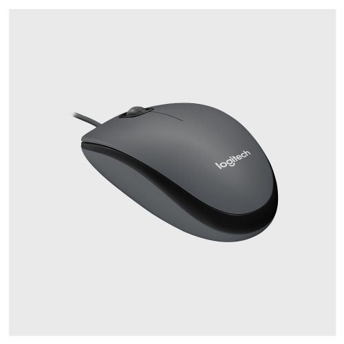 Logitech M100 mouse, USB, black