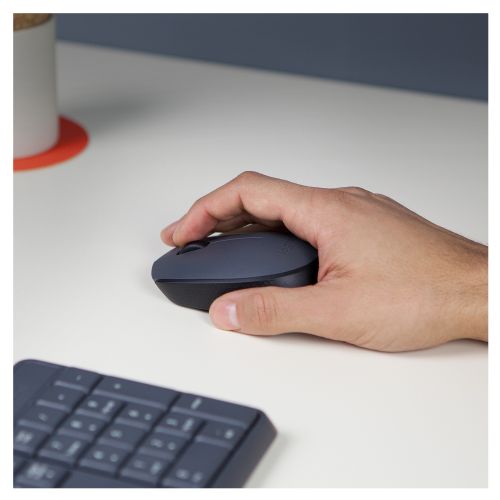 Brezžična miška Logitech M170 Wireless črno/siva