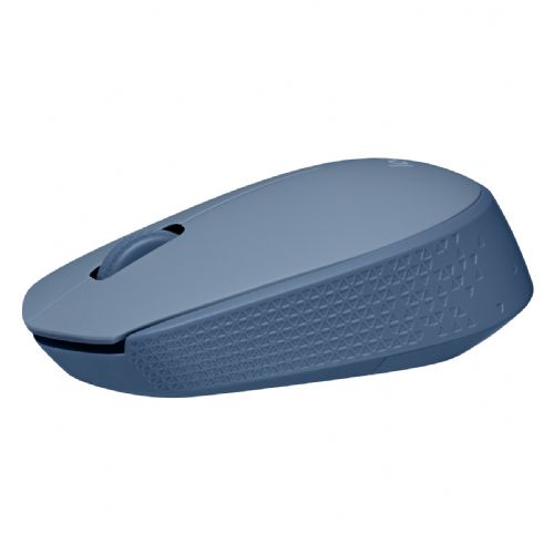 Miška Logitech M171 Miška desni in levi optični 3 gumbi brezžični 2,4 GHz USB brezžični sprejemnik modra/siva