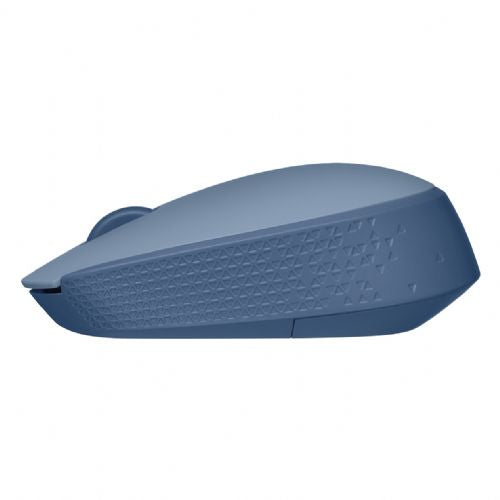 Miška Logitech M171 Miška desni in levi optični 3 gumbi brezžični 2,4 GHz USB brezžični sprejemnik modra/siva