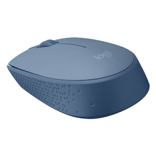 Miška Logitech M171 Miška desni in levi optični 3 gumbi brezžični 2,4 GHz USB brezžični sprejemnik modra/siva