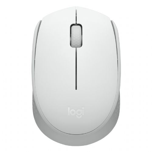 Miška Logitech M171 desni in levi optični 3 gumbi brezžični 2,4 GHz USB brezžični sprejemnik umazano bel