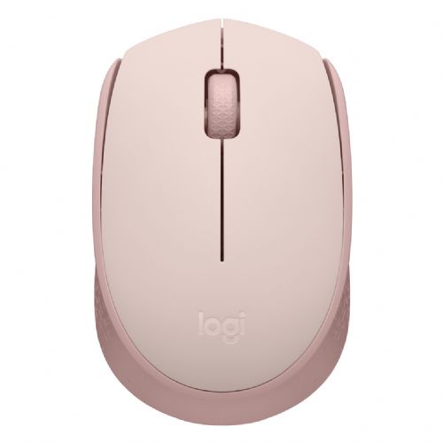 Miška Logitech M171 Miška desni in levi optični 3 gumbi brezžični 2,4 GHz USB brezžični sprejemnik roza