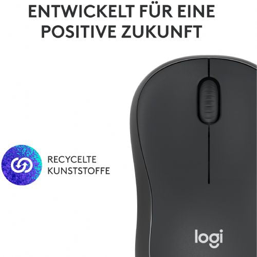 Brezžična miška Logitech M240 Silent, Bluetooth, grafitna