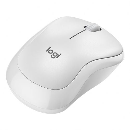 Logitech M240 Silent Mouse desni in levi optični 3 gumbi brezžična Bluetooth umazano bela