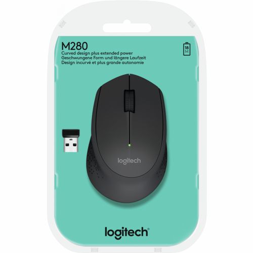 Miška Logitech M280 brezžična črna