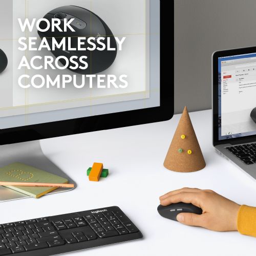 Miška Logitech M590, črna