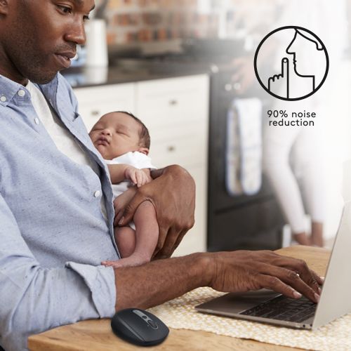 Miška Logitech M590, črna