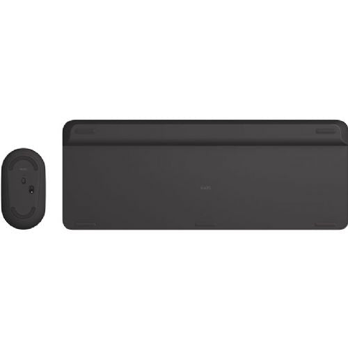 Tipkovnica in miška Logitech MK470 Slim Combo, grafitne barve brezžična