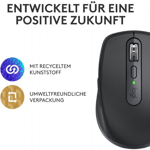 Miška Logitech MX Anywhere 3S, Bluetooth, DarkField laser, grafitna 94131361