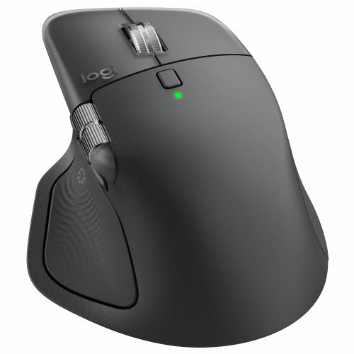 Logitech MX Master 4 mouse graphite, Bluetooth and Logi Bolt, laser tracking 8000 dpi, support Windows/macOS/Linux/ChromeOS/iPadOS/Android, rechargeable battery