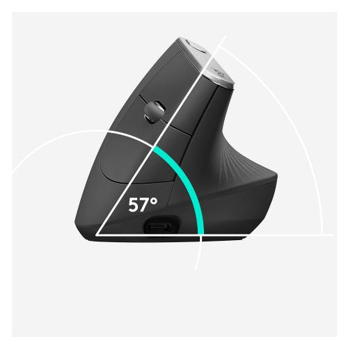 Logitech MX Vertical mouse, bluetooth & wireless, optical, vertical