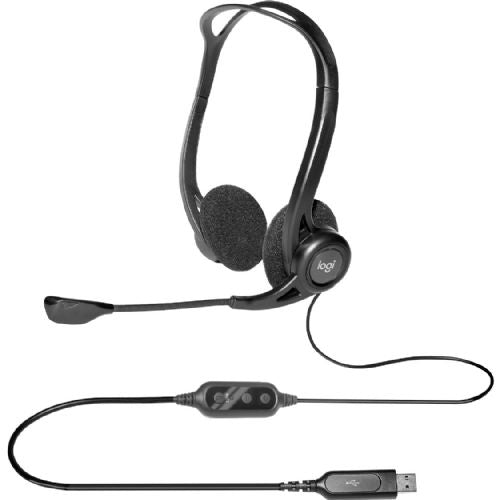 Slušalke Logitech PC960 USB stereo OEM črne