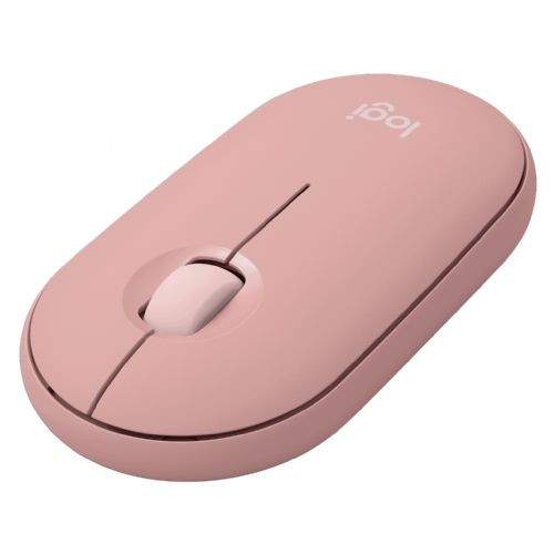 Miška Logitech Pebble Mouse 2 M350s Mouse optical 3 buttons wireless Bluetooth 5.2 LE tonal rose