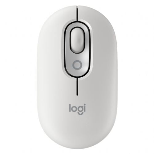 Miška Logitech POP z emojiji - OFF-WHITE